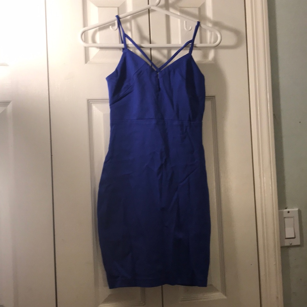 blue Guess dress